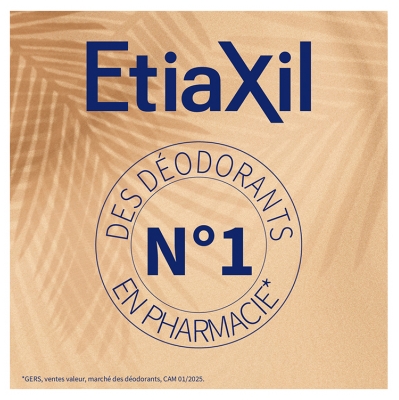 Etiaxil Déodorant Anti-Transpirant Végétal 48 Heures Noix de Coco Bio 50 ML