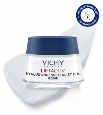 Vichy LiftActiv Hyaluronic Specialist H.A Crème Nuit Repulpe Réduit les Rides 50 ml