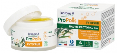 Ladrôme Propolis Fyto'Rub Baume Bio 45 Grammes