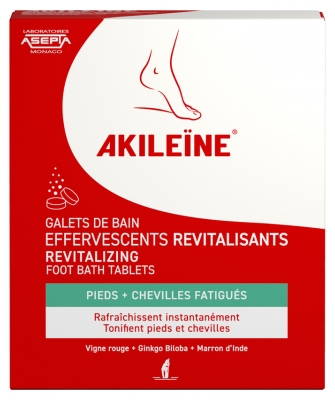 Akileïne Galets de Bain Effervescents Revitalisants