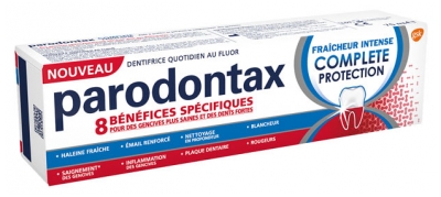 Parodontax Dentifrice Fraîcheur Intense au Fluor Complète Protection 75 ML