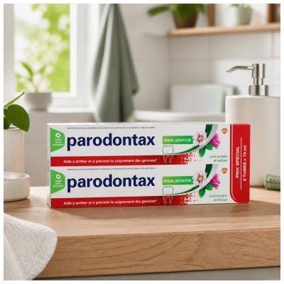 Parodontax Dentifrice Herbal Sensation 2 x 75 ML