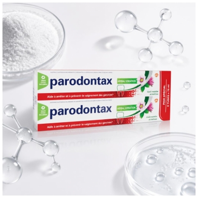 Parodontax Dentifrice Herbal Sensation 2 x 75 ML