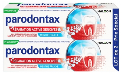 Parodontax Dentifrice Réparation Active Gencives 2 x 75 ML