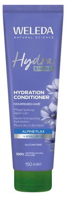 Weleda Hydra Shine Après-Shampoing Hydratation Fleurs de Lin des Alpes 150 ml