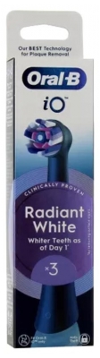 Oral-B iO Radiant White Brossettes de Rechange x 3