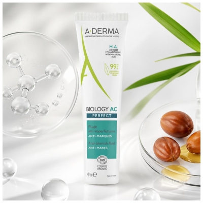A-DERMA Biology AC Perfect Fluide Anti Imperfections Biologique 40 ML