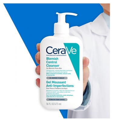 CeraVe Gel Moussant Anti-Imperfections Peaux à Tendances Acnéique 473 ml