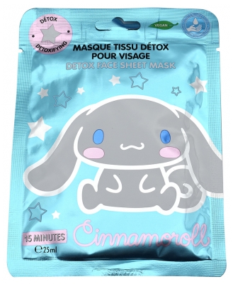 Take Care Cinnamoroll Masque Tissu Détox et Hydratant pour Visage 25 ml
