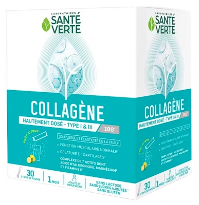 Santé Verte Collagène Hautement Dosé 10 g 30 Unités
