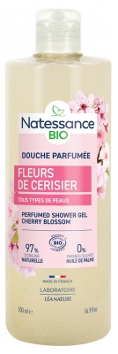 Natessance Douche Parfumée Fleurs de Cerisier Biologique 500 ML