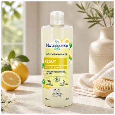 Natessance Douche Parfumée Cédrat Biologique 500 ML