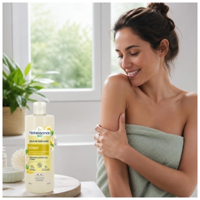 Natessance Douche Parfumée Cédrat Biologique 500 ML