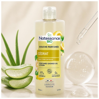 Natessance Douche Parfumée Cédrat Biologique 500 ML