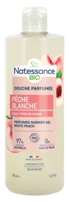 Natessance Douche Parfumée Pêche Blanche Biologique 500 ML