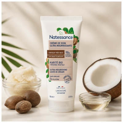 Natessance Crème de Soin Karité Bio 100 ml