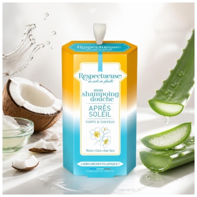 Respectueuse Shampoing-Douche Après Soleil 75 g