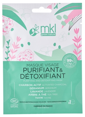 MKL Green Nature Masque Visage Détoxifiant Purifiant 