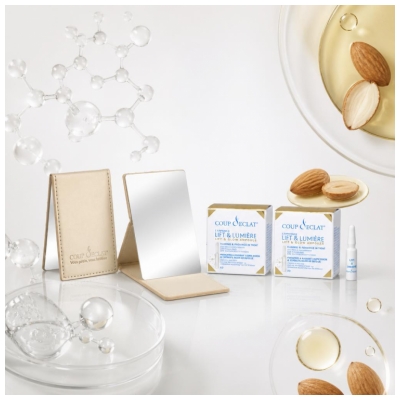 Coup d'Éclat Lift & Lumière Lot de 2 x 3 Ampoules + Miroir Offert