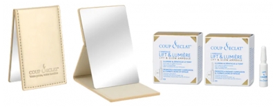 Coup d'Éclat Lift & Lumière Lot de 2 x 3 Ampoules + Miroir Offert