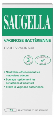 Saugella Vaginose Bactérienne Ovules Vaginaux 7 Unités