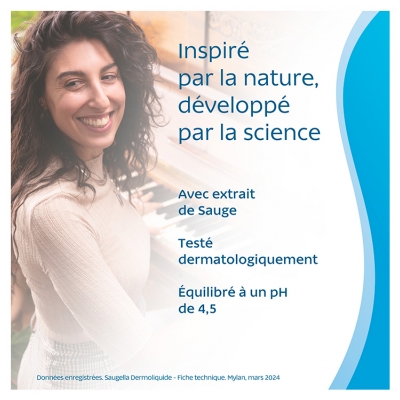 Saugella Dermoliquide Lingettes Nettoyantes Intimes 15 Unités