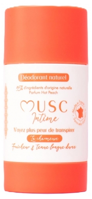 Musc Intime Déodorant Naturel Hot Peach 50 Grammes