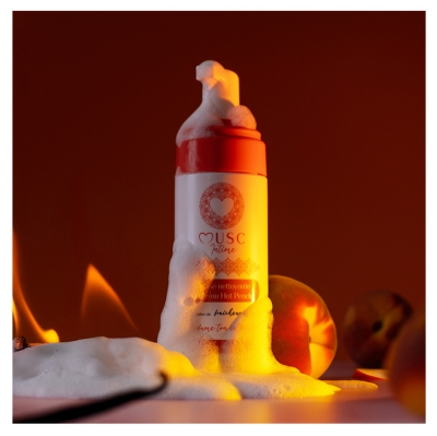 Musc Intime Mousse Nettoyante Intime à Hot Peach 150 ML
