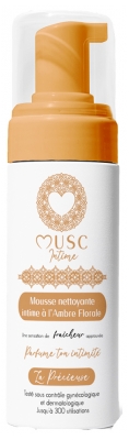 Musc Intime Mousse Nettoyante Intime Parfum Ambre Florale 150 ml