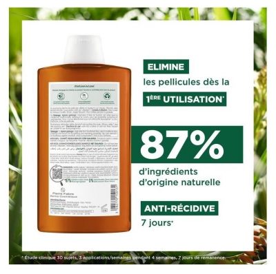 Klorane Antipelliculaire Shampoing Traitant et Rééquilibrant 400 ml