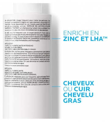 La Roche-Posay Kerium Shampoing-Gel Pellicules Grasses 200 ml