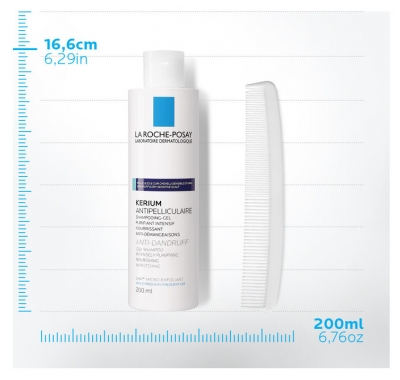La Roche-Posay Kerium Shampoing-Gel Pellicules Grasses 200 ml