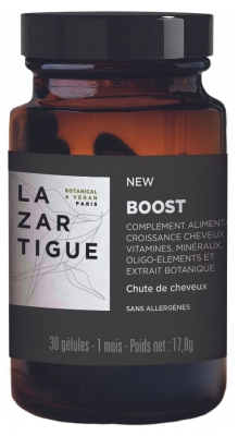 Lazartigue Boost 30 Gélules Complément Alimentaire Croissance Cheveux