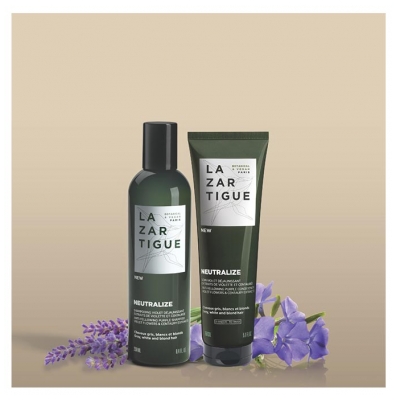 Lazartigue Neutralize Soin Violet Déjaunissant Cheveux Blancs et Blonds 250 ml
