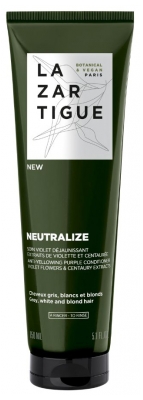 Lazartigue Neutralize Soin Violet Déjaunissant Cheveux Blancs et Blonds 250 ml