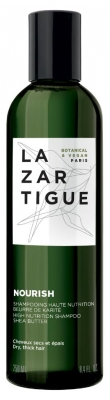 Lazartigue Nourish Shampoing Nourrissant Cheveux Secs et Épais Beurre de Karité 250 ml