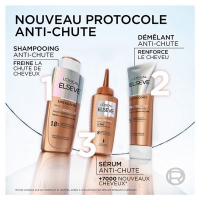 L'Oréal Paris Elseve Fiber Booster Shampoing Anti-Chute Force et Croissance 102 ml