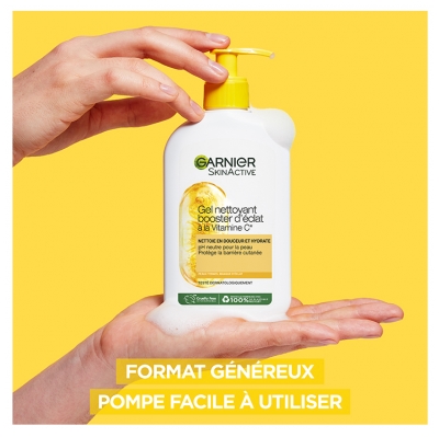 Garnier SkinActive Gel Nettoyant Hydratant Éclat 250 ml