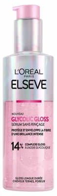 L'Oréal Paris Elseve Glycolic Gloss Sérum Sans Rinçage Cheveux Ternes 150 ml