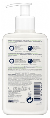 CeraVe Crème Moussante Nettoyante Hydratante Visage Peaux Normales à Sèches 236 ml
