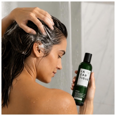 Lazartigue Clear Shampoing pour Cuir Chevelu Sec Anti-Pelliculaire 250 ml