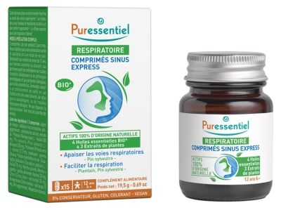 Puressentiel Comprimés Sinus Express - 15 Comprimés