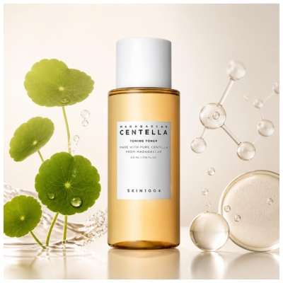Skin1004 Madagascar Centella Lotion Tonique Équilibrante Exfoliante 210 ml
