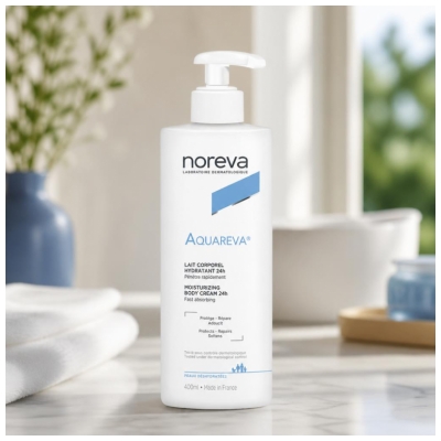 Noreva Aquareva Lait Corporel Hydratant 24H 400 ml