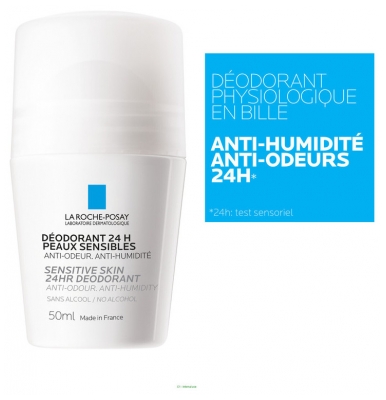 La Roche-Posay Déodorant Peaux Sensibles 24H 2 X 50 ml