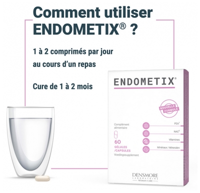 Densmore Endometix Cycle Mebnstruel Apaisé 60 Capsules Végétales