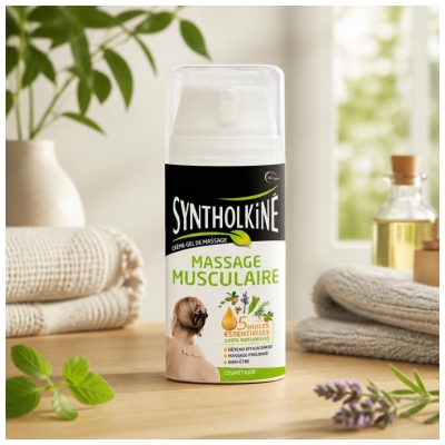 SyntholKiné Crème Gel de Massage Musculaire 75 ml