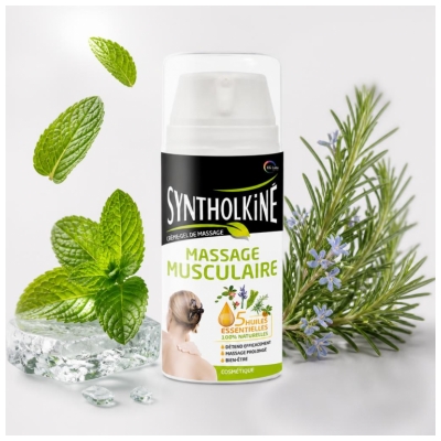 SyntholKiné Crème Gel de Massage Musculaire 75 ml