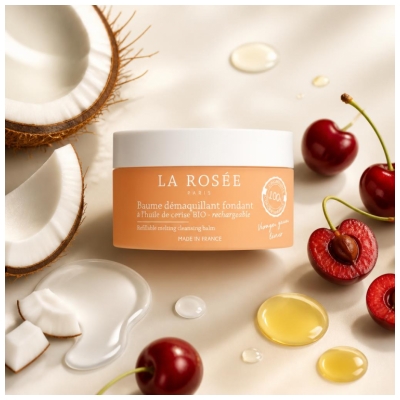 La Rosée Baume Démaquillant Fondant à l'Huile de Cerise 90 ml