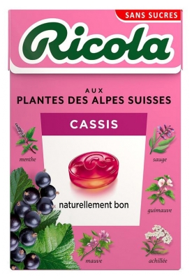 Ricola Bonbons Cassis aux Plantes des Alpes Suisses 50 g